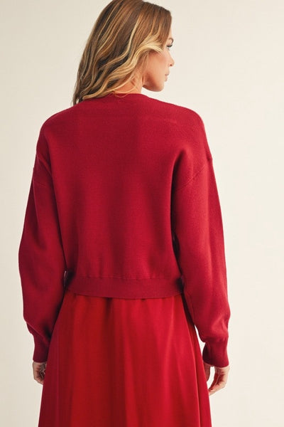 Cinched Front Sweater