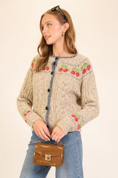Sweet Cherry Cardigan