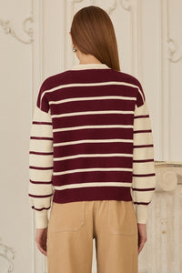 Marylebone Striped Cardigan