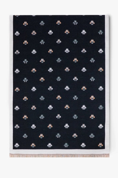 Black Bumble Bee Scarf