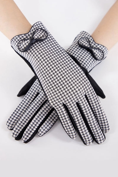 Boden Bow Woven Gloves