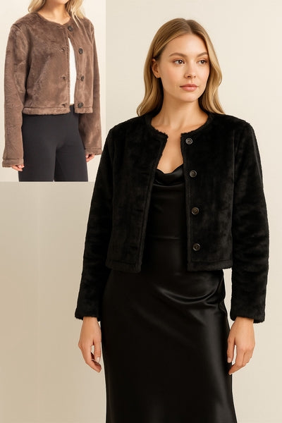 Gladys Faux Mink Coat