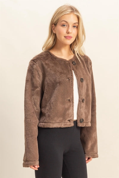 Gladys Faux Mink Coat