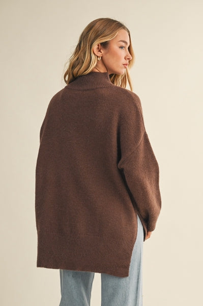 Moxy Mock Neck Sweater