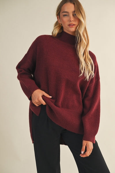 Moxy Mock Neck Sweater