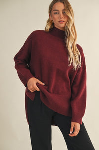 Moxy Mock Neck Sweater