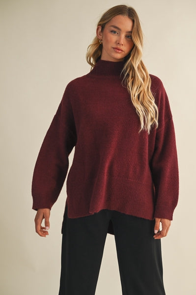 Moxy Mock Neck Sweater
