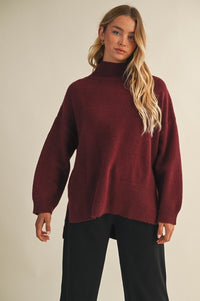 Moxy Mock Neck Sweater
