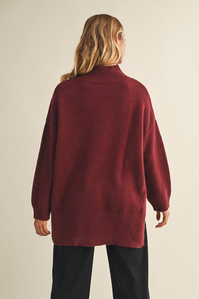 Moxy Mock Neck Sweater