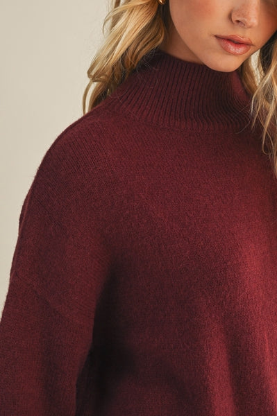 Moxy Mock Neck Sweater