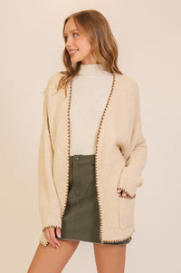 Killarney Edge Stitch Cardigan