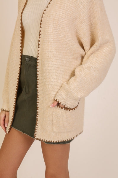Killarney Edge Stitch Cardigan