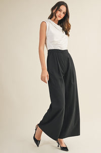 Cowl Neck Jumpsuit