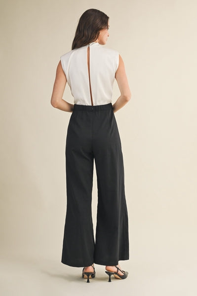 Cowl Neck Jumpsuit