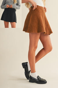 Flared Sweater Skirt