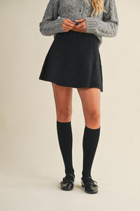 Flared Sweater Skirt