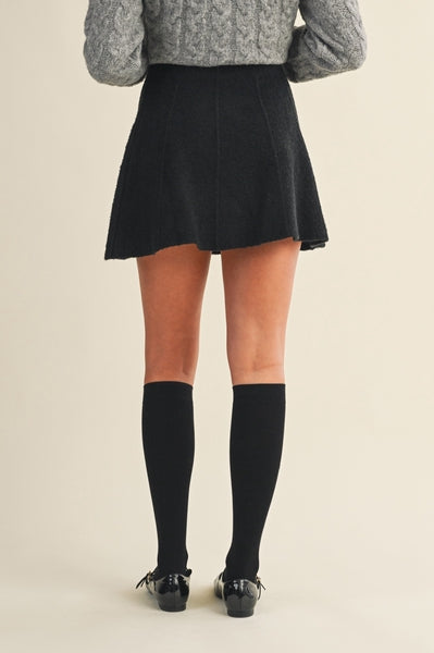 Flared Sweater Skirt