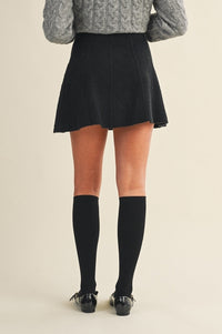Flared Sweater Skirt