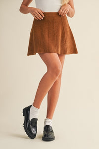 Flared Sweater Skirt
