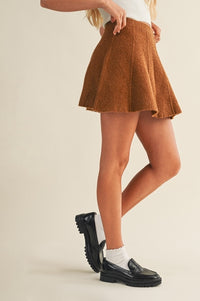 Flared Sweater Skirt