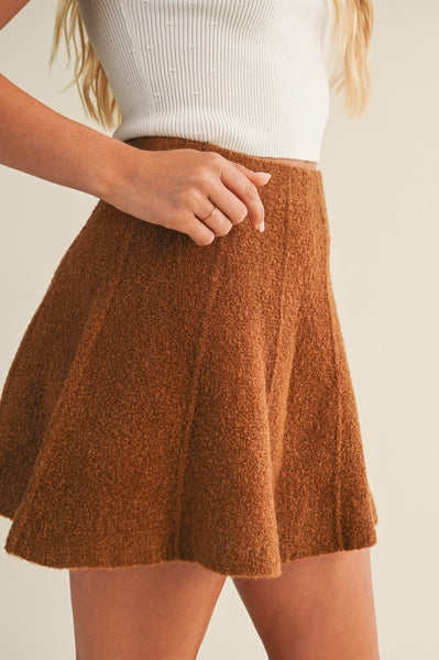 Flared Sweater Skirt