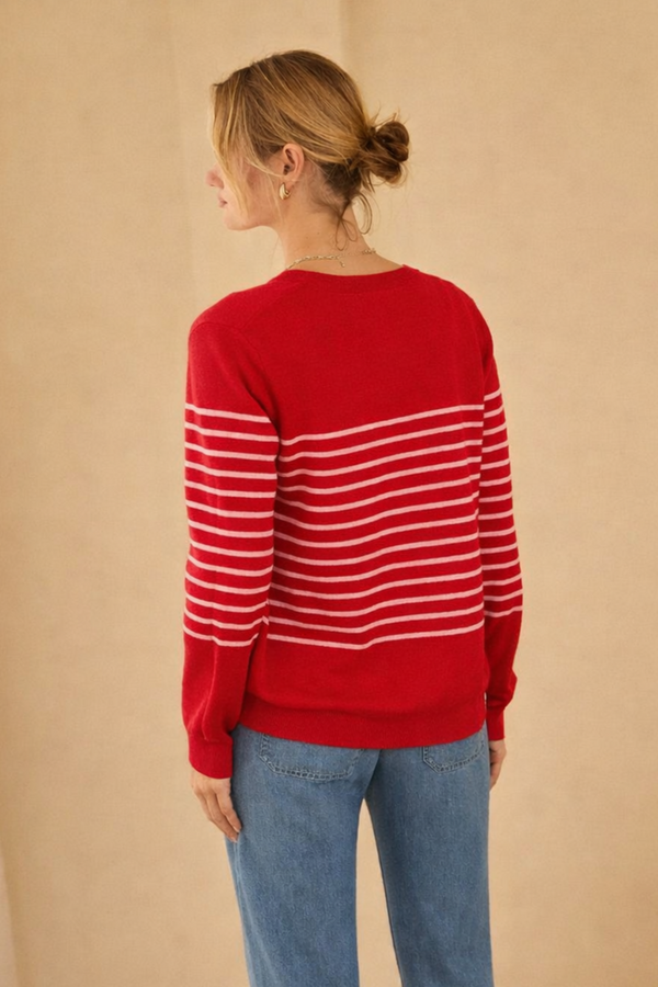 Barnette Striped Cardigan