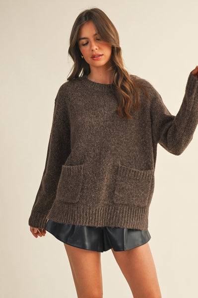 Walnut Pocket Sweater