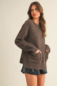 Walnut Pocket Sweater