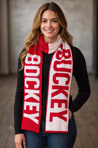 Buckeye Knit Scarf