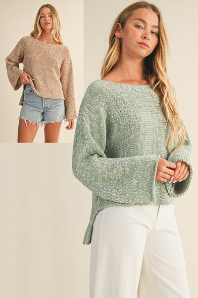 Jolie Cotton Blend Knit Top