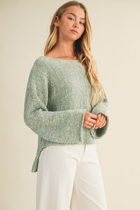 Jolie Cotton Blend Knit Top