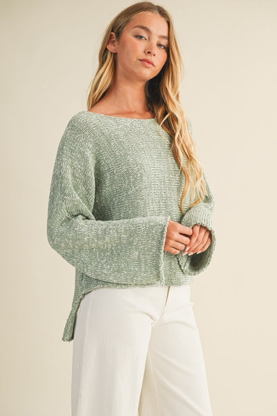 Jolie Cotton Blend Knit Top