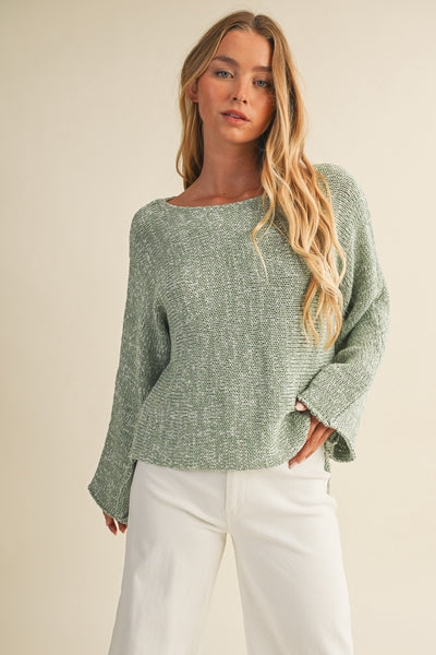 Jolie Cotton Blend Knit Top