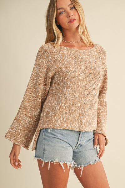 Jolie Cotton Blend Knit Top