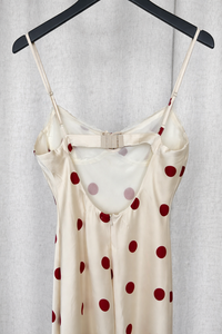 Polka Dot Tie Front Dress
