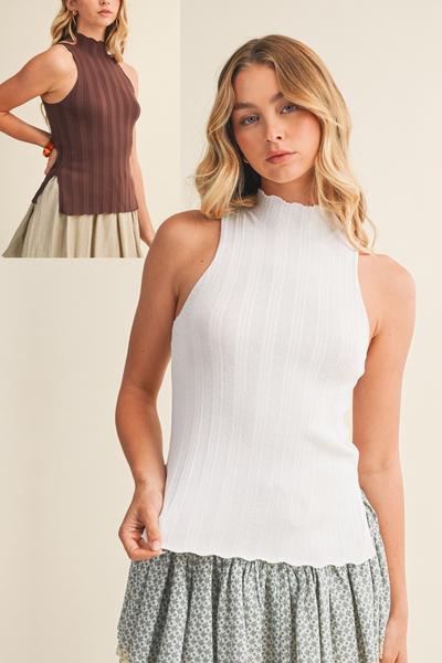 Bogart Mock Neck Top