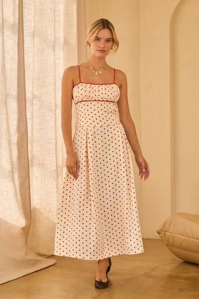 Charlemagne Polka Dot Dress