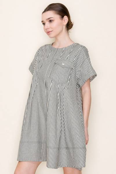 Cotton Striped Dress