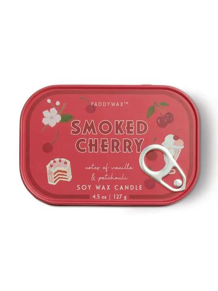 4.5oz Smoked Cherry Tin Candle