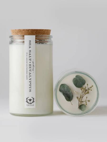 Sea Salt + Eucalyptus Apothecary Candle