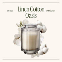 11oz Linen Cotton Oasis Candle