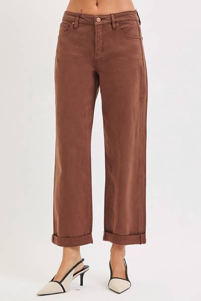 Welton Mid-Rise Wide Denim