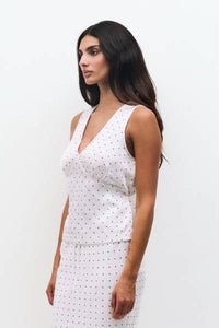 Carly Polka Dot Top