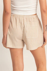 Chambray Striped Shorts