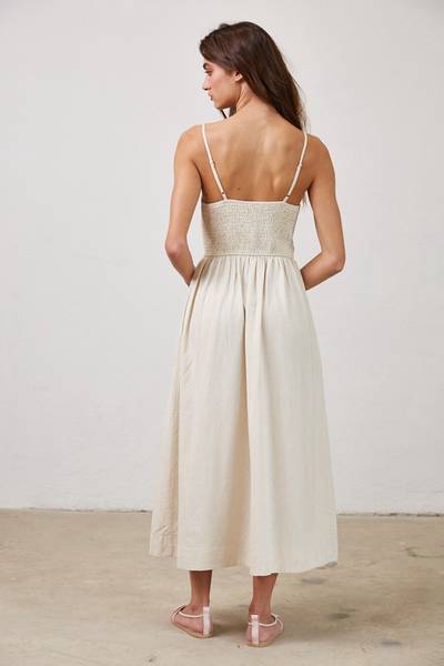 Bloomindale Linen Dress