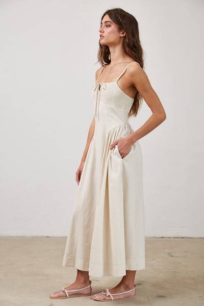 Bloomindale Linen Dress
