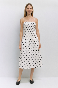 Sweatheart Polka Dot Dress