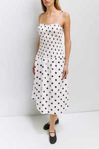 Sweatheart Polka Dot Dress