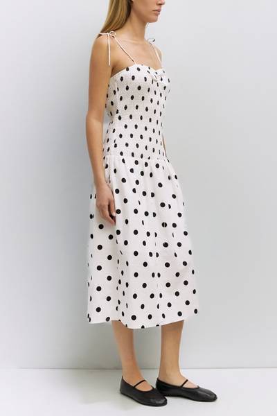 Sweatheart Polka Dot Dress