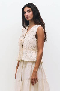 Lakshmi Tie Top